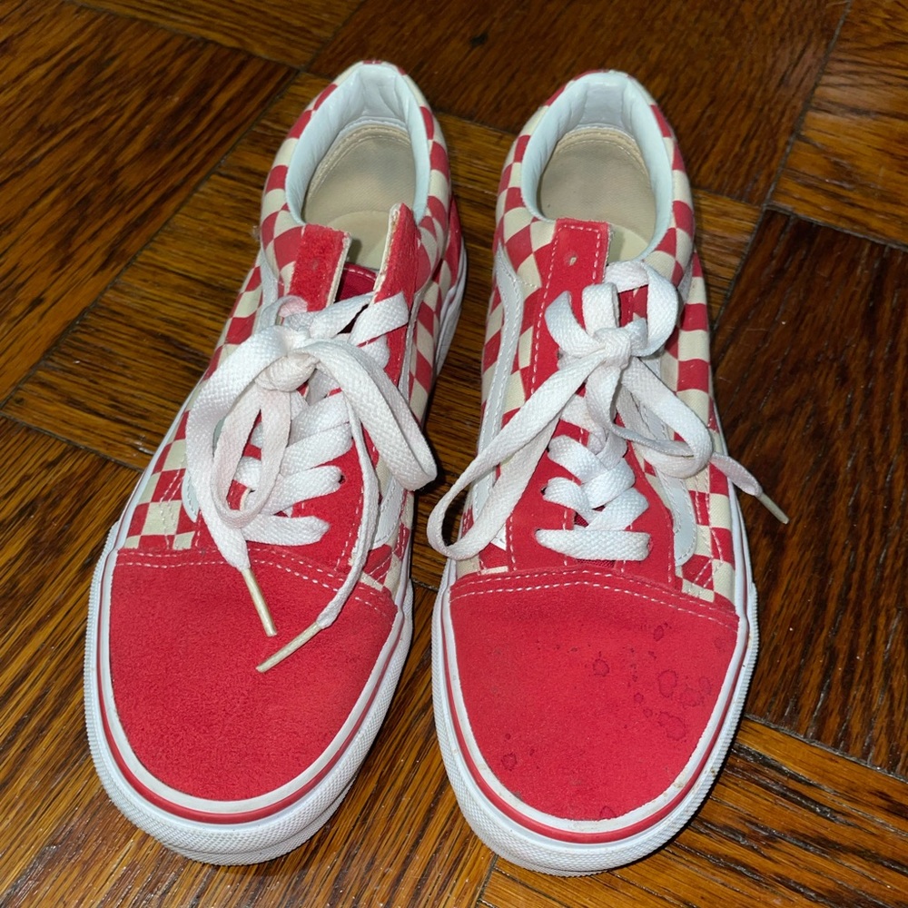 Vans Red&White checkered Old Skool